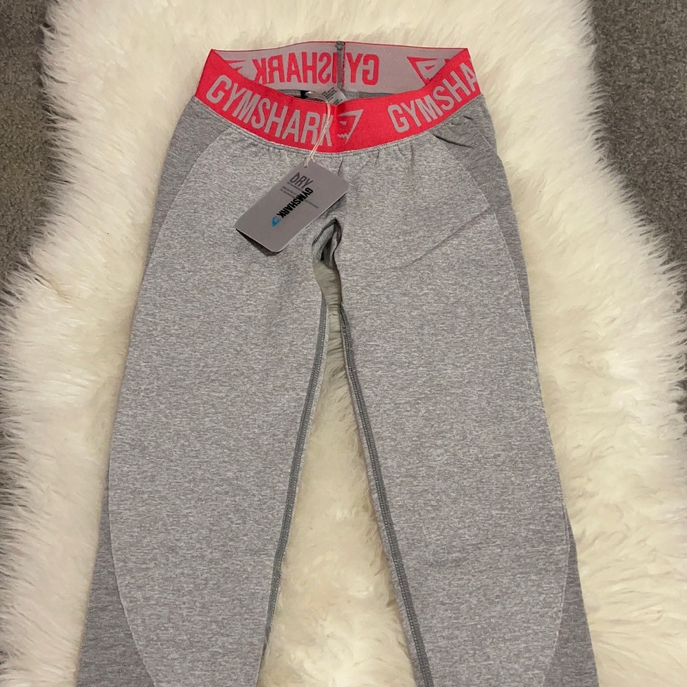 Gymshark pink marl and gray leggings